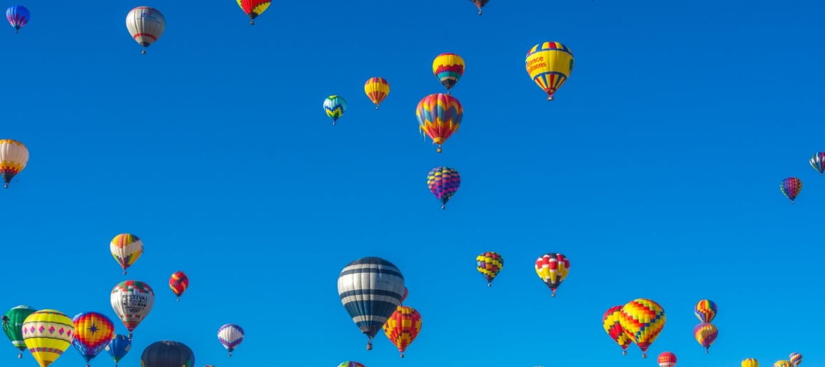 Hot air balloons