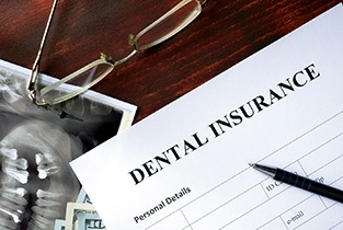 an empty dental insurance claims form